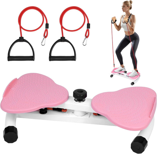 Waist Twister，Waist Twisting Machine Ab Twister Board with 300 Lbs Weight Capacity, Noiseless Fitness Tool Foot Massage, and Core Workout for Belly Fat Loss Anti-Slip Home Gym Equipment for Women Men